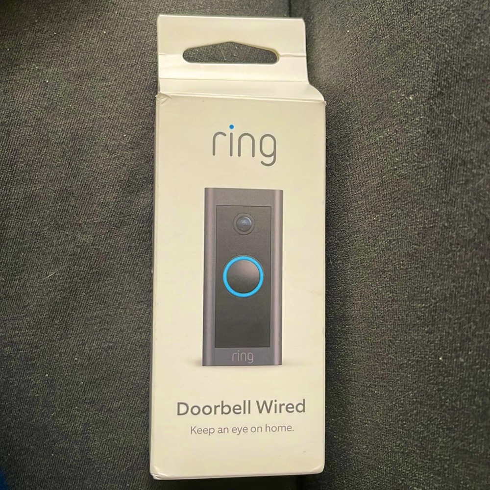 New 2021 Ring Doorbell Wired, with an addition of the 3rd Gen Amazon Echo Dot.